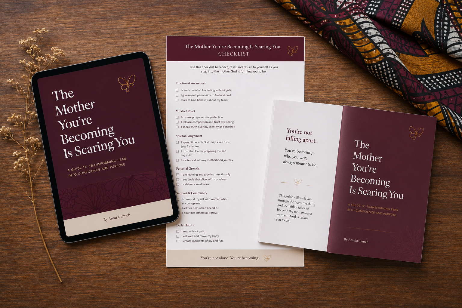 The guide plus both bonuses displayed together